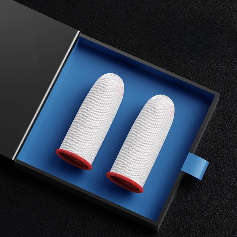 Игровые наперстки для мобильного телефона, влагостойкие, защита пальцев, игровые, нескользящие, стеклянные, серебряное волокно, наперстки