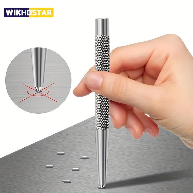 Высокая твердость Центровой керн Нескользящая рукоятка Конический наконечник Кернер Локатор отверстий для металла Маркер для сверления металла Центровой керн Зубило слесаря Керн