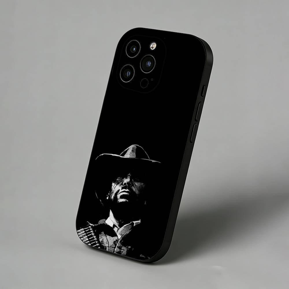 Красный D-Dead R-Redemption Тонкий задний чехол для телефона для iPhone 17 Air 16 Pro Max 16e 15 Plus 14 13 Mini 12 11 Защитная крышка