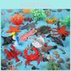 Sea Turtle Dolphin Marine Animal Miniatures Collection For Kids Educational Toys And Decor