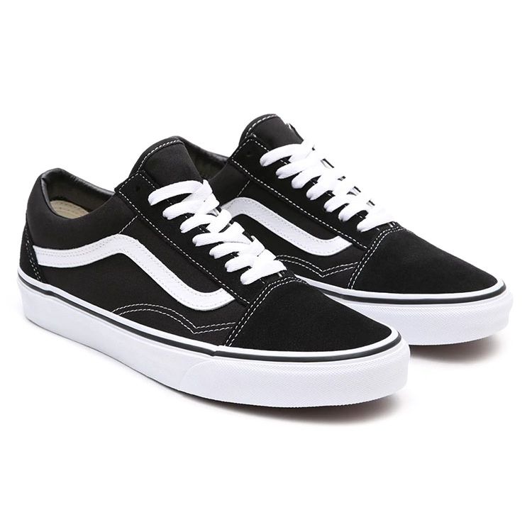 Vans Old Skool Широкие Черно-белые Унисекс Кроссовки VN0000T8BMX