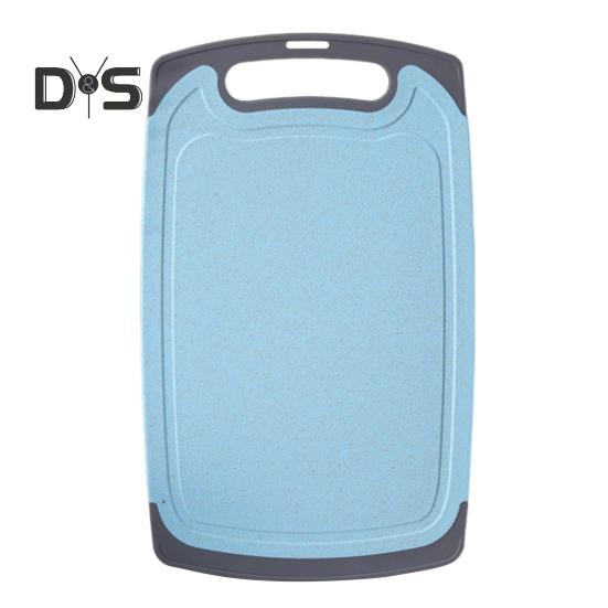 Двусторонняя разделочная доска для овощей и мяса с канавками Удобная ручка с нескользящим покрытием Необходимая кухонная вещь для гурманов и шеф-поваров