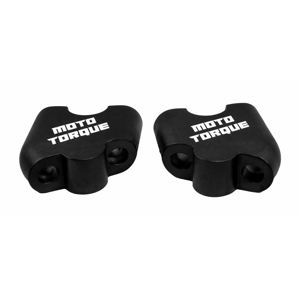 Handlebar Angled Riser Black "Fit For Royal Enfield Himalayan 411"