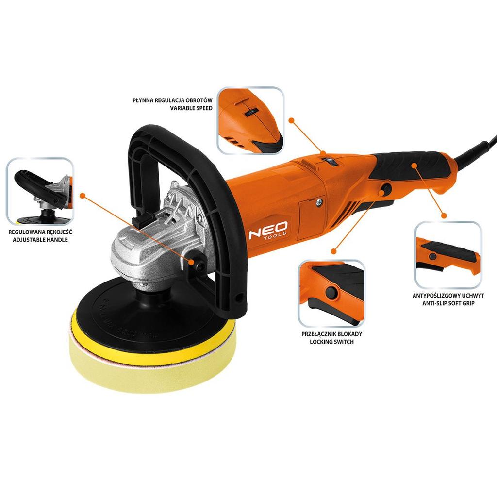 POLISHER 900W 150MM - T N04-701