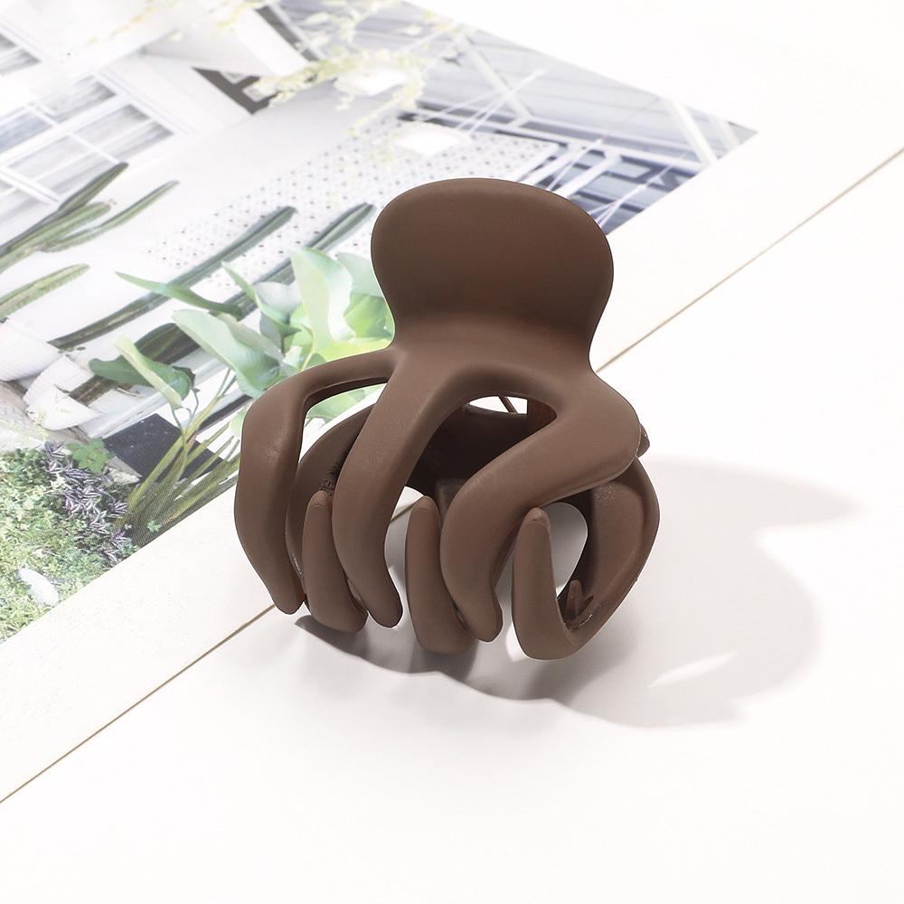 38 стилей Геометрия Женский зажим для волос Кофейно-бежевый Большой Заколка-краб для густых волос Корейская Большая Маленькая Заколка Женские Аксессуары для волос