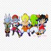 Patches For Clothes Bag Iron On Thermal Stickers Dragonball Dragon Ball Goku Pattern Washable Heat Transfer