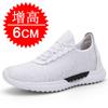Autumn invisible inner heightening men's shoes 8cm mesh shoes heightening shoes men's 6 breathable little white shoes sports shoes casual board shoes