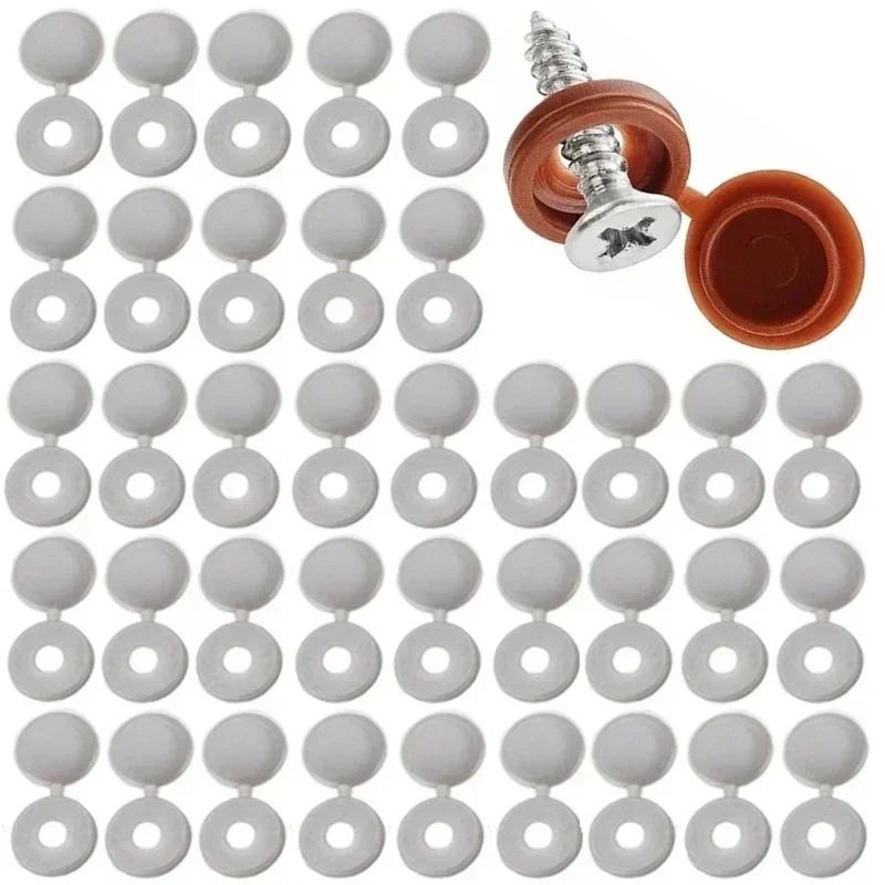 5/100pcs Screw Plastic Decorative Covers Universal Car Furniture Self-tapping Screw Cap Decor Cover Auto Accessories