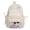 Повседневный дорожный рюкзак с дофамином Высокая ценность для учащихся средней и старшей школы Универсальный рюкзак для поездок на работу Большая вместимость Милая сумка для боли