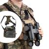 Binocular Harness Chest Pack Practical Multipurpose with Rain Cover Bino Bag Carrier Pack Multi Pocket Storage Bag