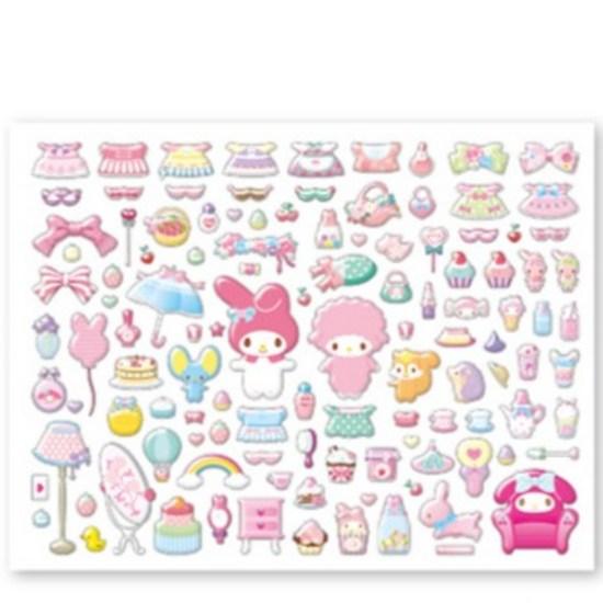 Sanrio Characters 3D Bag Sticker My Melody Castle, a Popular Character In Korea