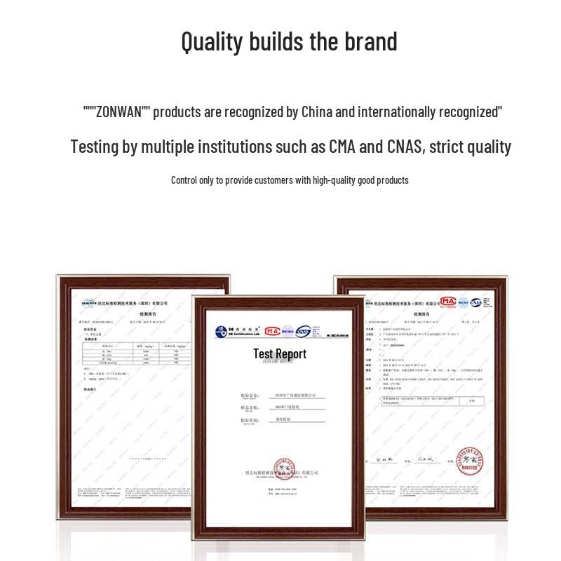 ZONWAN Outdoor 4-Core Armored Single-Mode Fiber Optic Cable