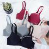 Новый стиль нижнего белья Сборный бюстгальтер без косточек Тонкий бесшовный Студенческая девушка Поддержка Маленькие бюстгальтеры