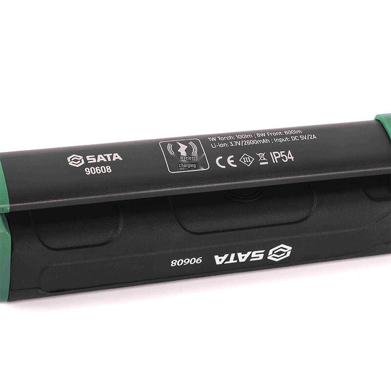 SATA 90608 Промышленный складной рабочий фонарь с беспроводной зарядкой