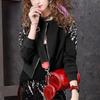 Women's Hip Hop Short Jacket Stretch Sequin Beaded Jacket Performance Jacket Jacket