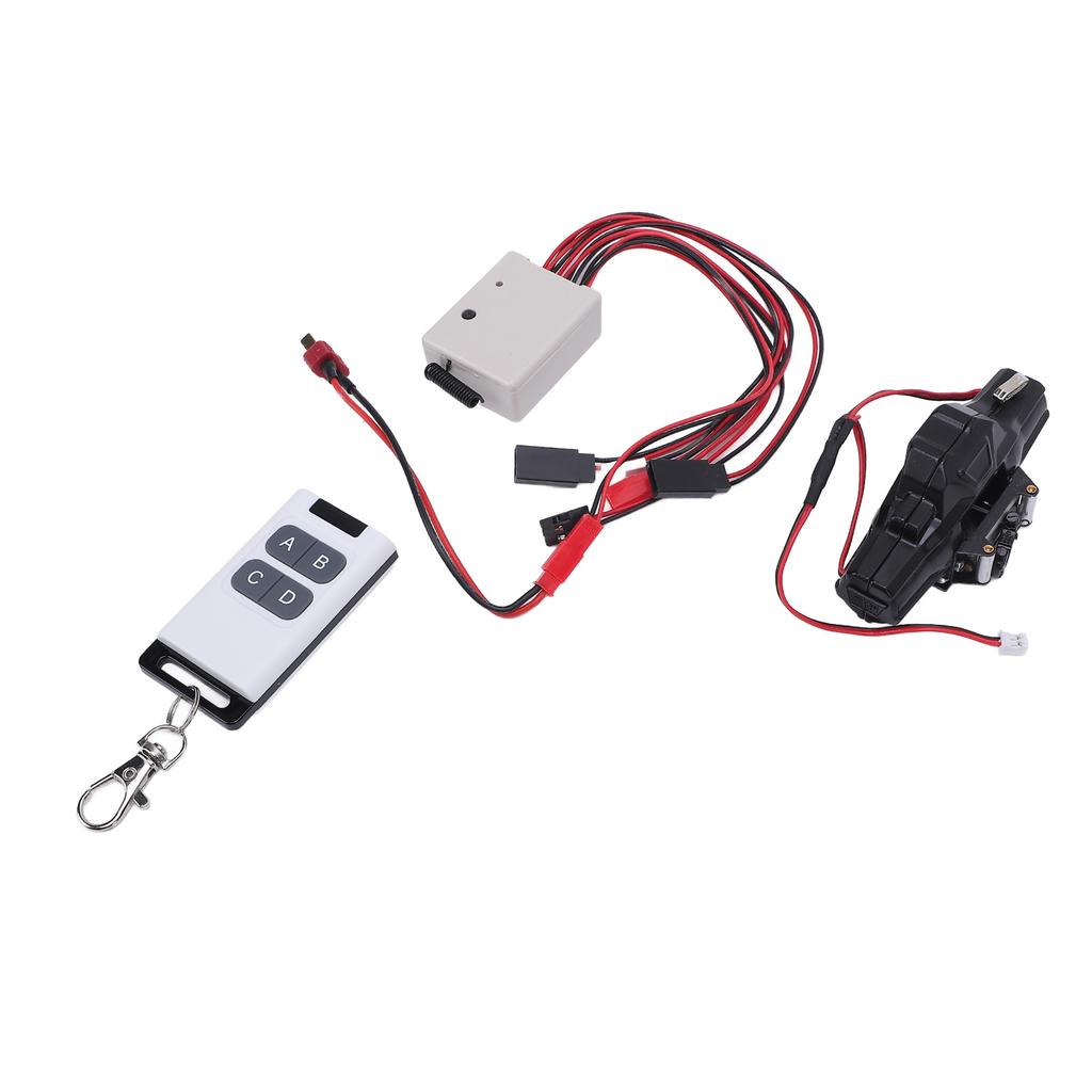 Лебедка для радиоуправляемой машины с пультом дистанционного управления из алюминиевого сплава с адаптером T-разъема 12 фунтов до 15 фунтов Нагрузка RC Лебедка Con