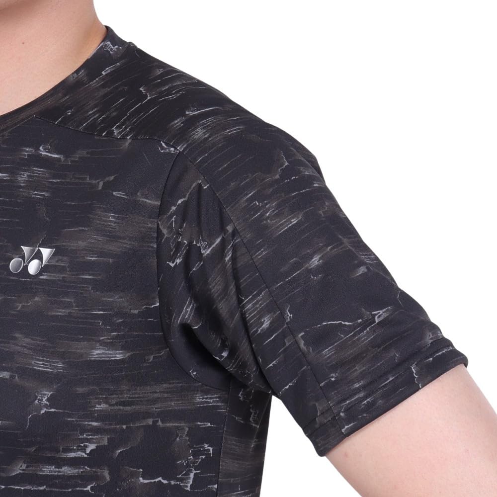 YONEX Игровая футболка с коротким рукавом черная размер S (Подходящий стиль), (007),