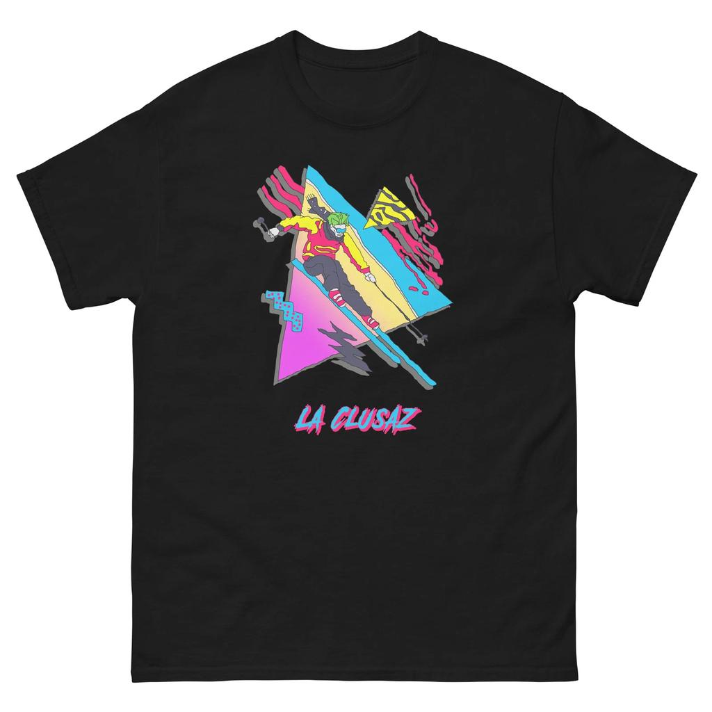 La Clusaz Retro Skier Fun T-Shirt Vintage Style