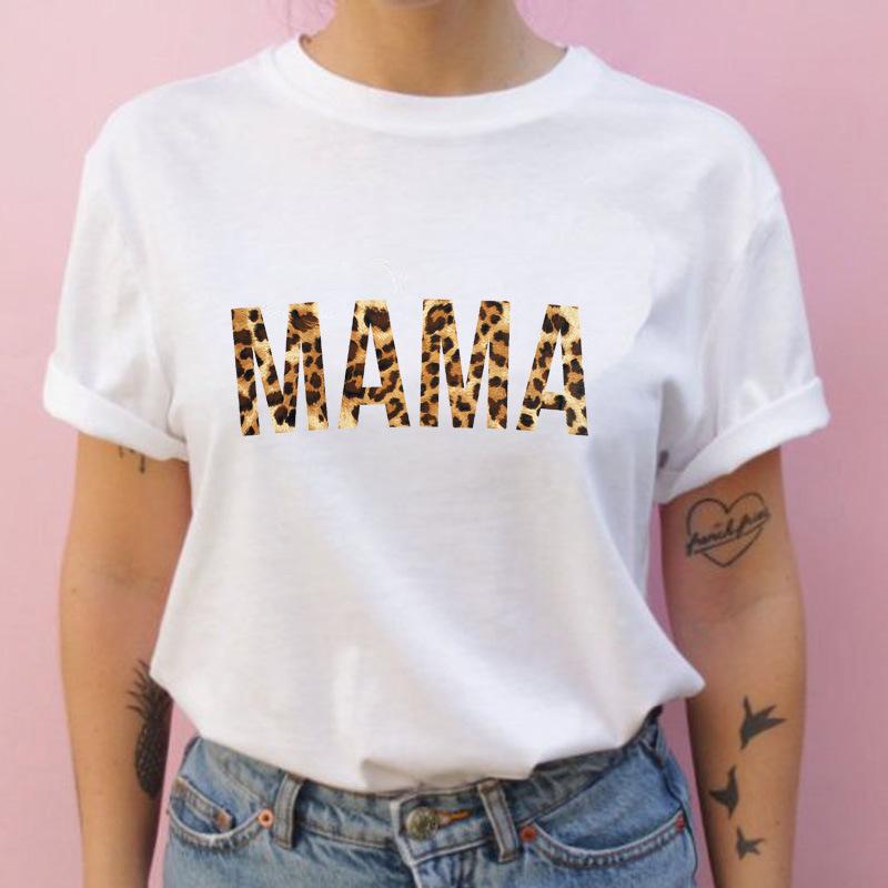 New Summer Cartoon Animal Letter Printed Roundneck Shortsleeved Tshirt for Women Made of Modal Fabric Aesthetic Clothes Tops