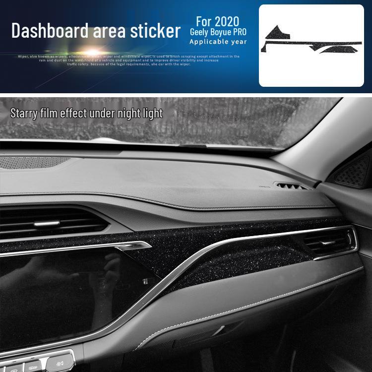 Frosted Starry Sky Film for Geely Boyue PRO Interior: Ages 16-20 Car Decoration Sticker