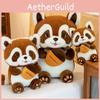 Adorable Cute Raccoon Plush Toy For Children Cartoon Stuffed Animal Doll Gifts