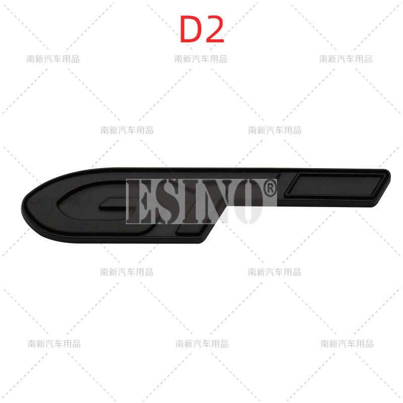 Car GT GTI Line 3D Metal Chrome Zinc Alloy Emblem Car Badge Body Fender Adhesive Emblem