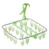 Ohe Almor Smart Laundry Drying Rack, Green, 24-Pinch, Lightweight and Durable Aluminum Frame, Approx. 35 X 35 X 35cm