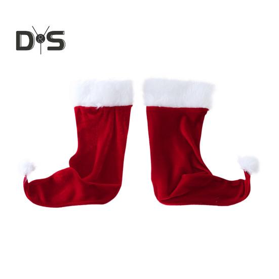 1 Set Christmas Costume Includes Top Pants Hat Belt Gloves And Shoe Cover Green Cartoon Furry Animal Cosplay Santa Performance Drama Stage Opera