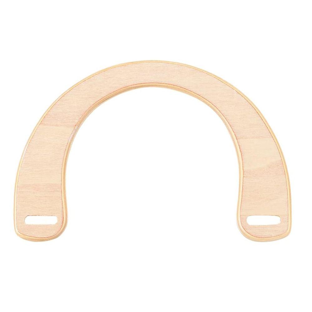 Detachable DIY Purse Handbag Handles Wooden Bag Handles Shoulder Bag Strap Handbag Band Handle