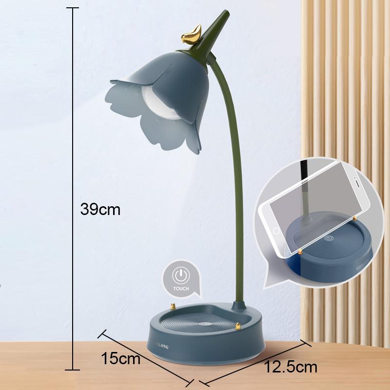 Novelty Rechargeable LED Table Lamp USB Touch 3-speed Dimming Kids Reading Eye care Indoor for Home Desk Decor  Night Lamp Gifts