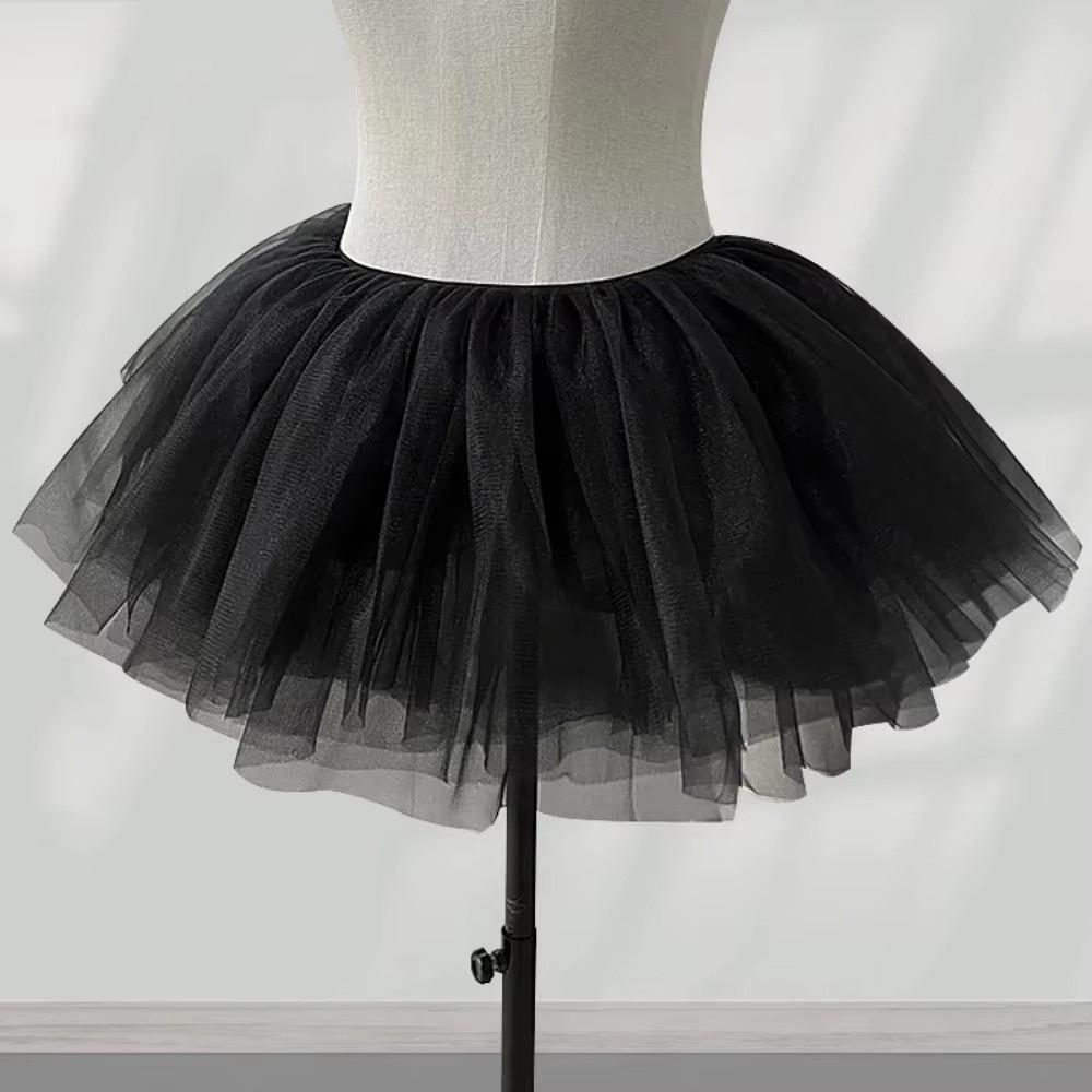 4 Layers Ballgown Petticoats Puffy Boneless Petticoats New Lolita Underskirt Women