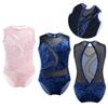 Ballet Dance Training Wear for Girls Kids Cutout Back Style Leotards Jumpsuit Gymnastics Costume