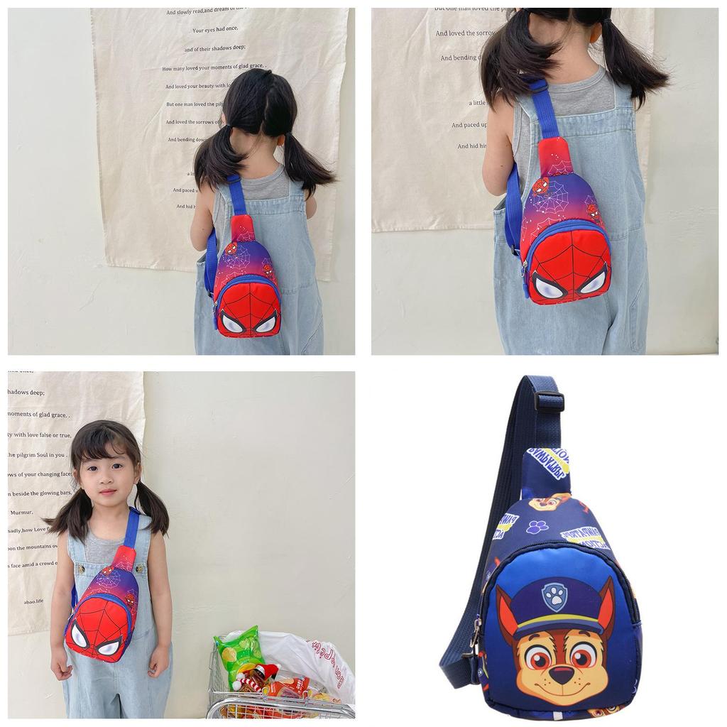 Trendy Cartoon Print Children's Crossbody Bag Breathable Durable And Theft-proof Ideal For Daily Use