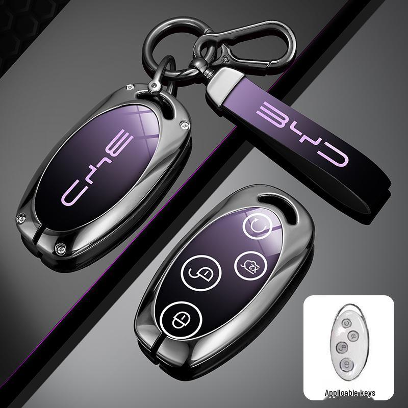 BYD Dolphin 22-24 Key Case: Compatible with Han, Song Plus, Tang DMI, Qin Pro, Yuan E2