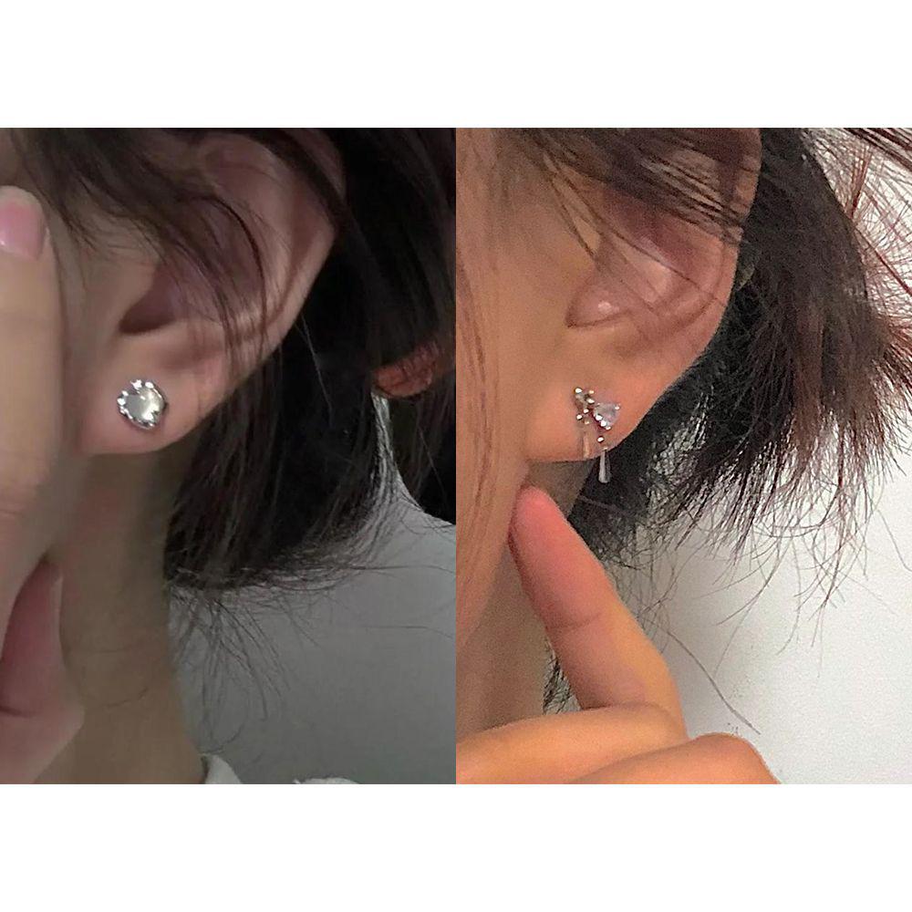 Нишевые серьги в отстраненном стиле: Серебро 925 пробы с фееричной элегантностью, минималистичный дизайн в национальном стиле.