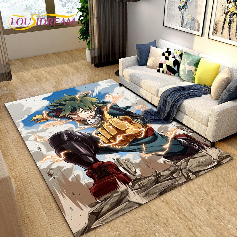 My Hero Academia, японский коврик в стиле аниме, коврик для гостиной, спальни, дивана, коврик для двери, детский нескользящий напольный коврик