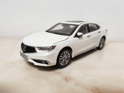 1:18 Модель седана TLX-L Литой металлический сплав Модель-симуляция автомобиля Коллекция Игрушка Подарок Дисплей