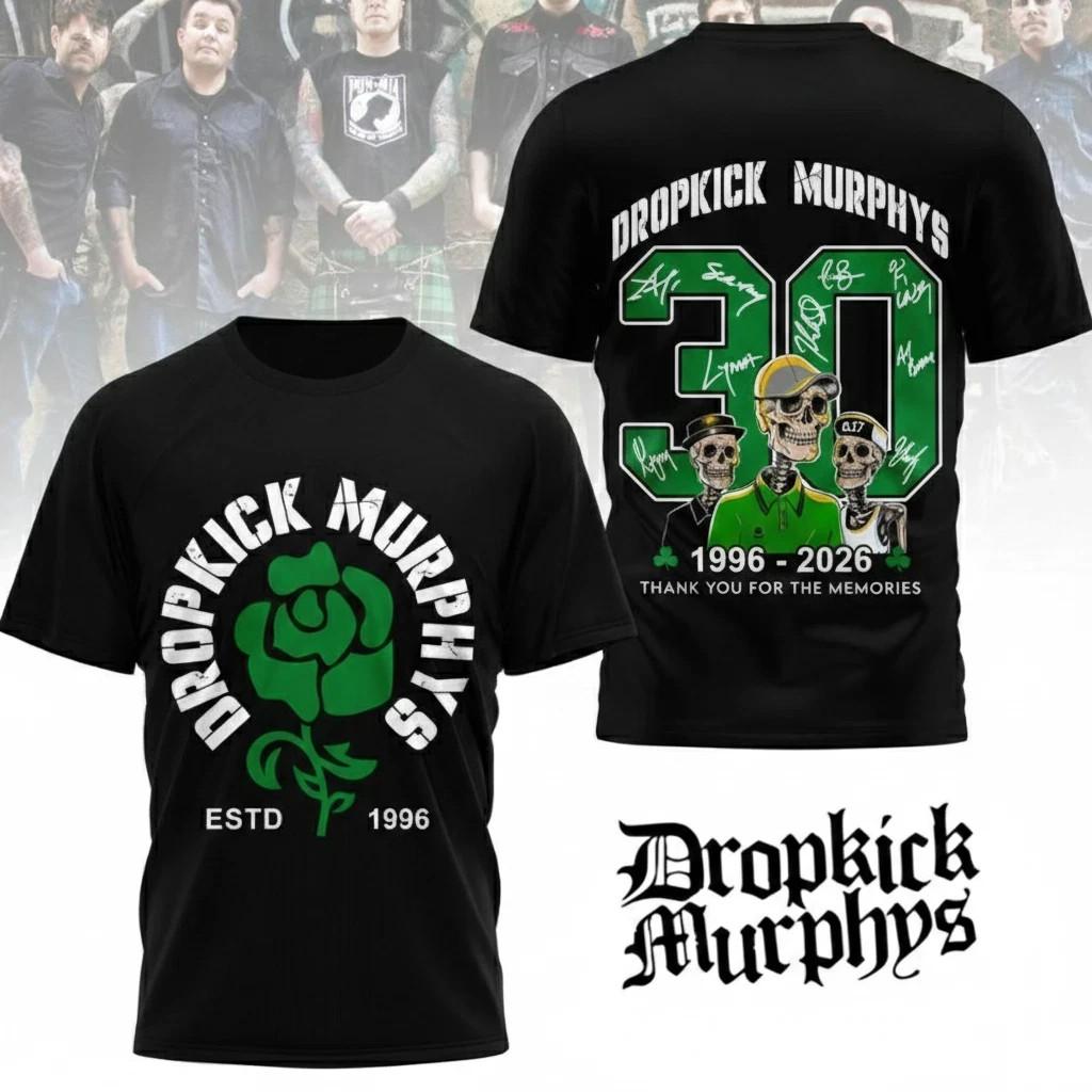 Dropkick Murphys 30th Anniversary 1996-2026 reprint shirt AN66476 Unisex T-Shirt