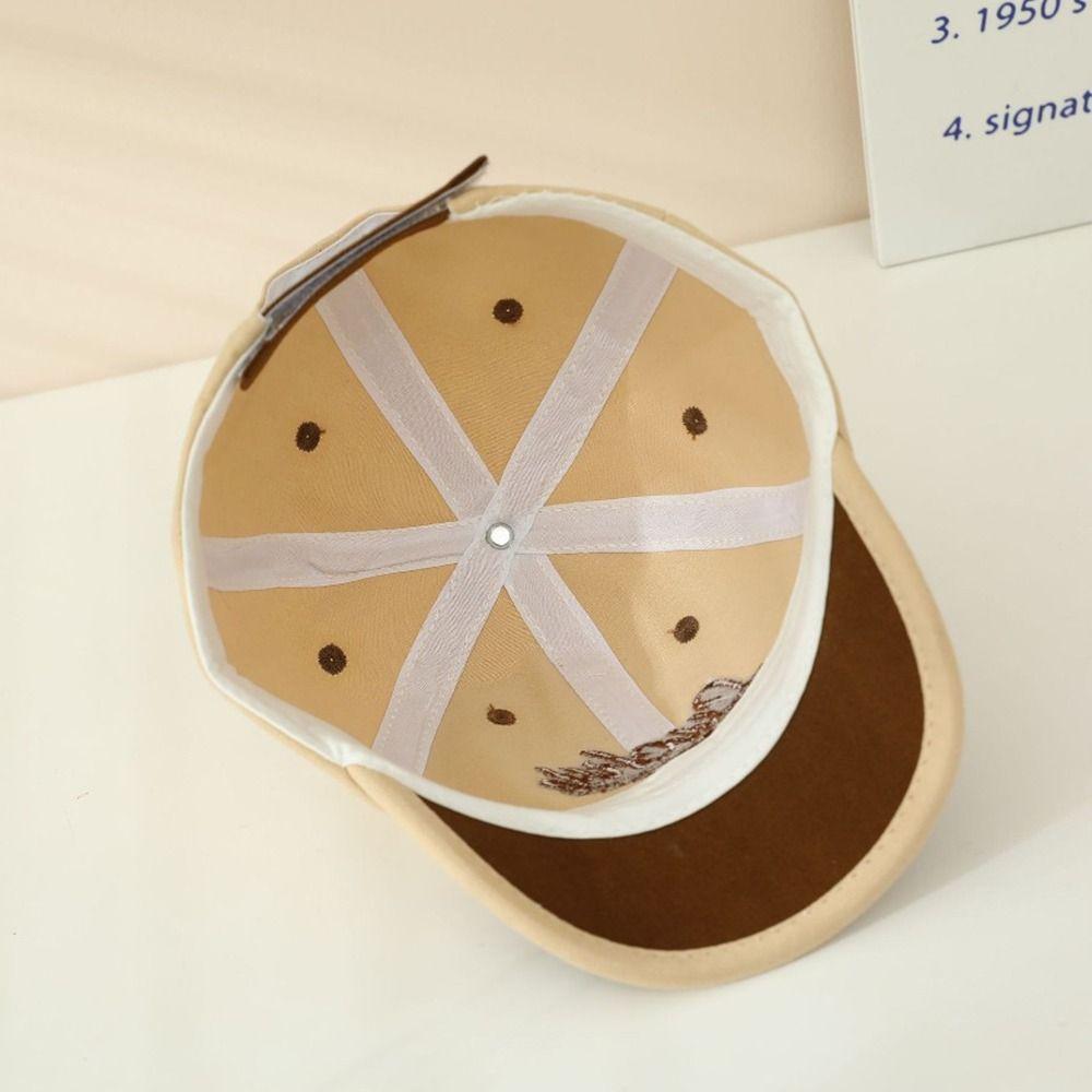 Bear Ear Baby Baseball Cap Corduroy Sun Protection Cap Boys Girls Caps Sun Hat Infant Boy Girl