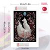 White fox Pattern  3pcs 100% Round Full Drill 5D DIY Diamond Painting Embroidery Cross Stitch Rhinestone Décor