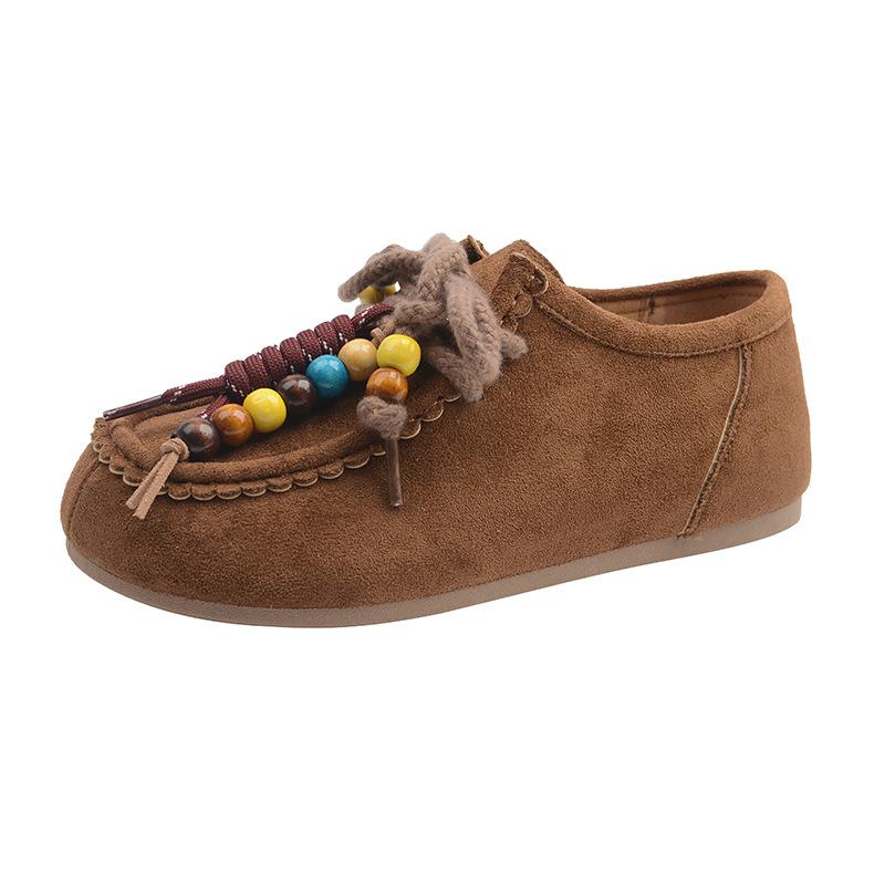 Ретро женские кеды на плоской подошве с бисером, новые, удобные и легкие, ленивые, на одном ходу, повседневные туфли-кенгуру