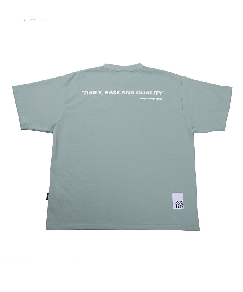 GOOGONGFAST Oversized Printed T-Shirt (Mint)