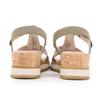 Оливковые нубуковые сандалии 36-41 Женские CAPRICE