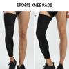 1Pc Knee Sleeve High Elasticity Comfortable Fit Compression Soft Padding Cushion Anti-collision Breathable Shock Absorption Leg Brace Support