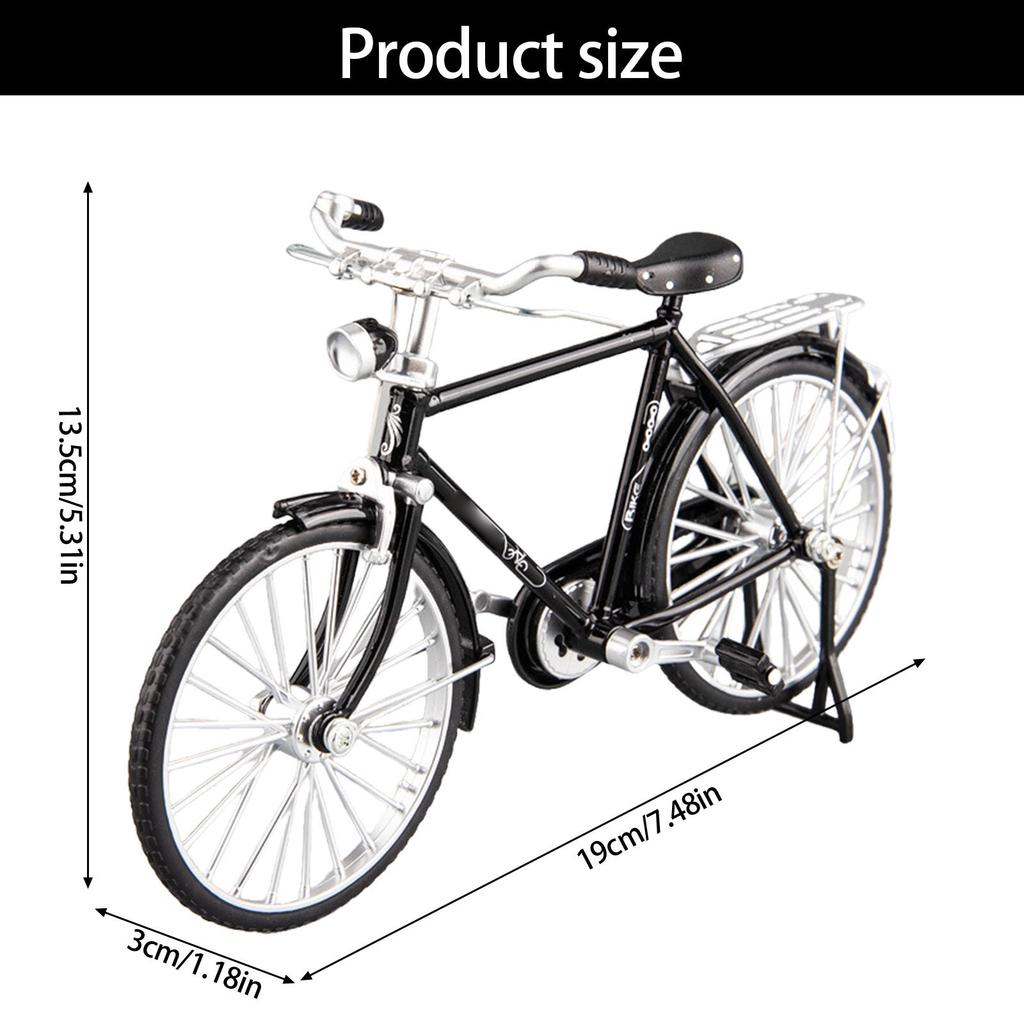Ретро-велосипеды, модель, орнамент, ностальгический дизайн, миниатюрная фигурка велосипеда для гостиной, книжного шкафа и украшения рабочего стола