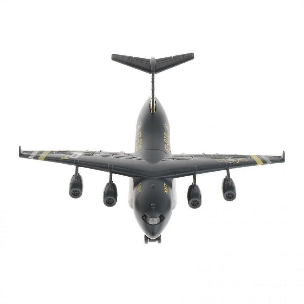 Airplane Toys Transport Plane Alloy Airplane Diecast Airplane Model Gift Black