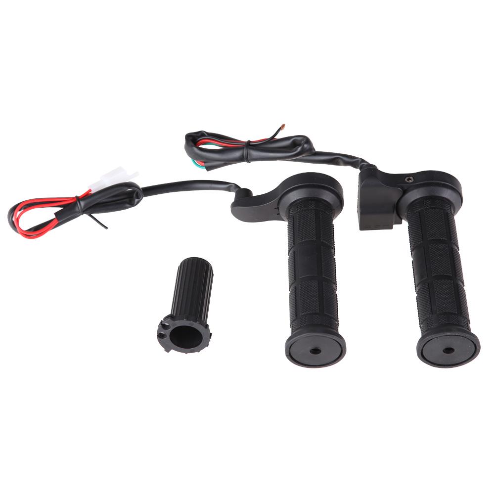 Motorcycle Heated Grips 12V Anti Vibration Anti Slip Hot Handlebar Warmer Electric Scooter Handlebar Heated Grip Cover Winter