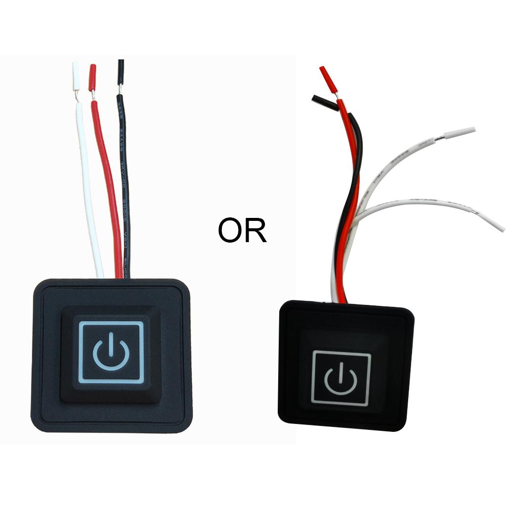 3.7-12V Waterproof Button Switch 3 Gears Adjustable Temperature Controller Electric Heating Clothing Accessories