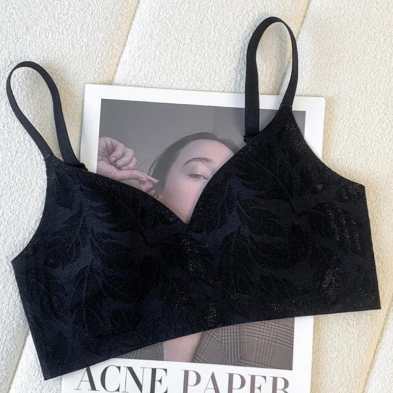 Ультратонкие ушки кролика для большой груди, маленькой груди, дышащее, слегка собирающее нижнее белье, мягкая поддержка, боковая поддержка груди и бюстгальтеры против провисания