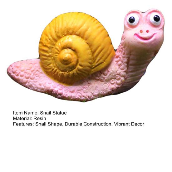 1/3 шт. Статуэтка улитки Полимерная фигурка Украшение Двор Сад Декор Статуэтки для бонсай Устойчивые к солнцу